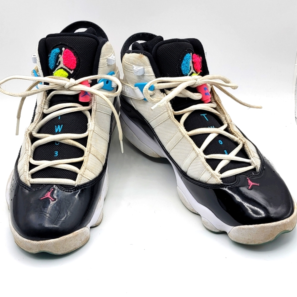 Nike Air Jordan 6 Rings "South Beach" Mens Size‎ 10 #1297